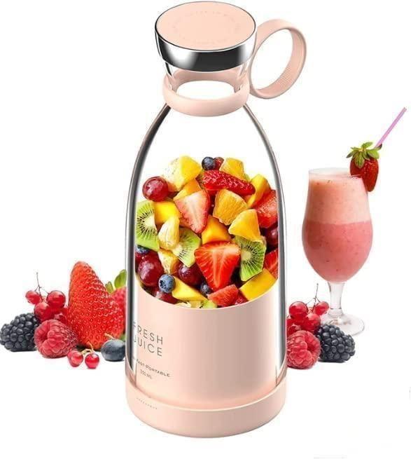 Portable Electric Mini Juice Maker | Blender Grinder Mixer USB Rechargeable Mini Juicer Blender for Smoothies, Juice and Shakes with 4 Powerful Blades 001