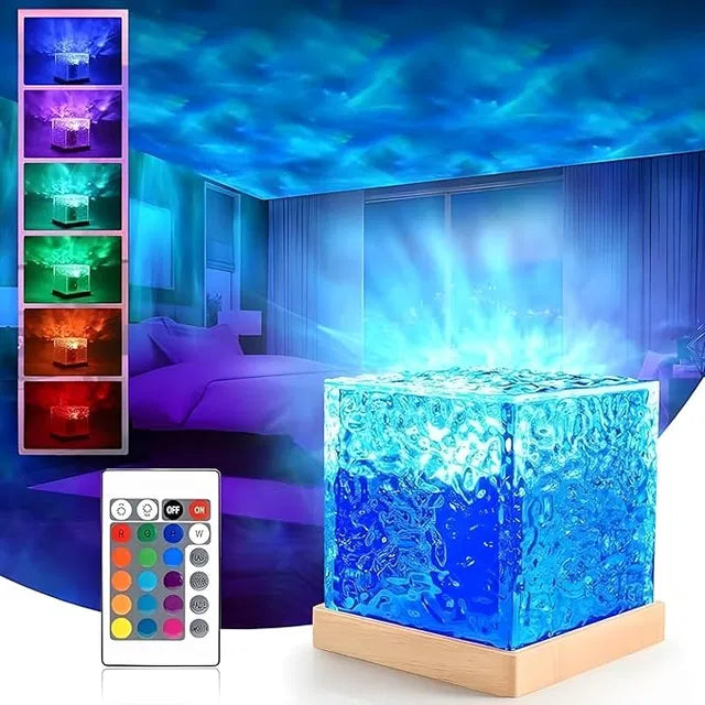 USB Galaxy Projector Night Light, 1 Projection Slides, Space Theme, Flexible Neck, White