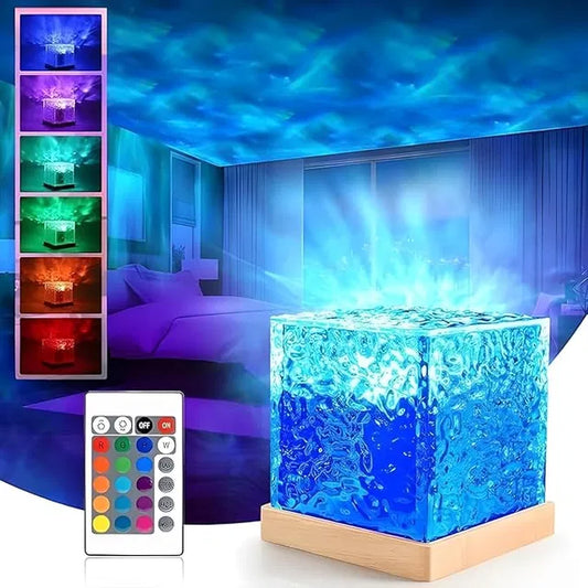 USB Galaxy Projector Night Light, 1 Projection Slides, Space Theme, Flexible Neck, White